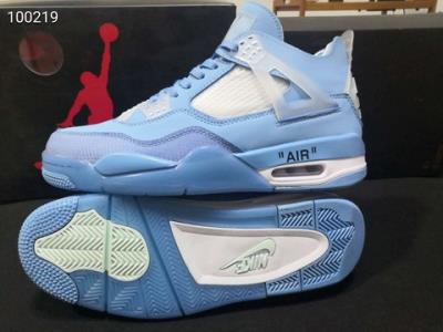 cheap quality Off-White x Air Jordan AJ4 Retro Cream-Sail sku 377